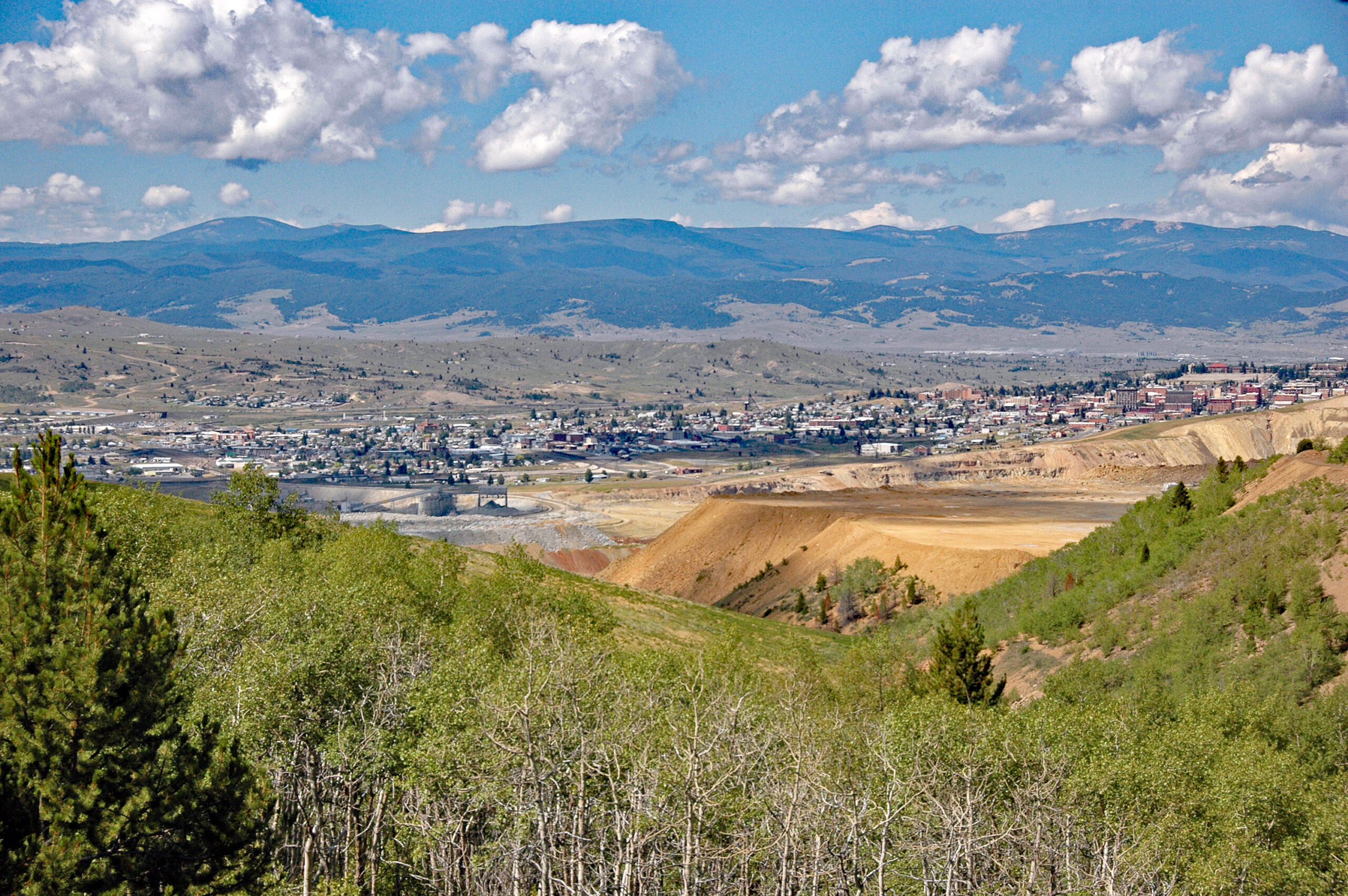 butte, montana skyline